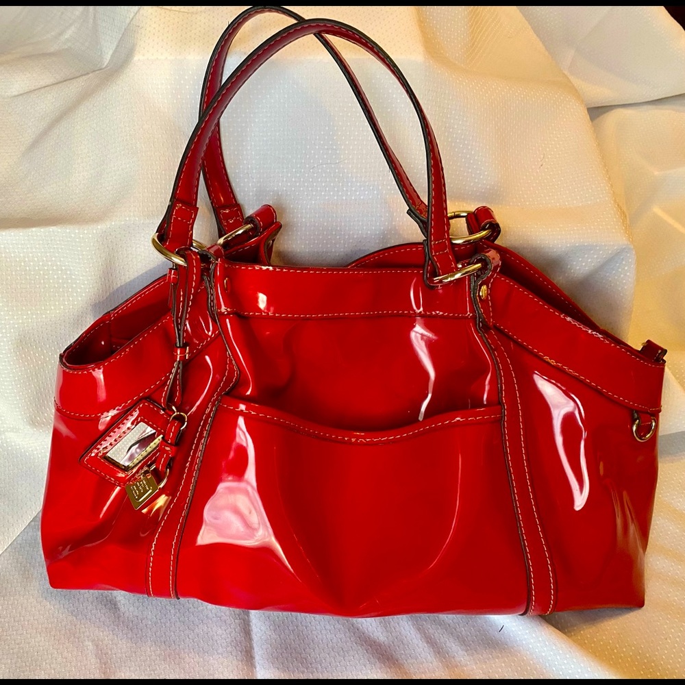 Liz Claiborne Red Patent Leather handbag